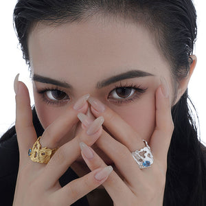 Rhodium Classics Timeless Rhodium Plated Statement Ring