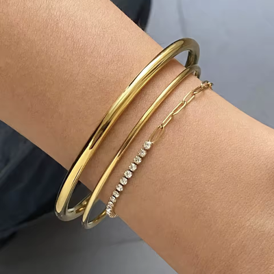 Honey Gold Bracelet – Warm-Tone Chain Bracelet