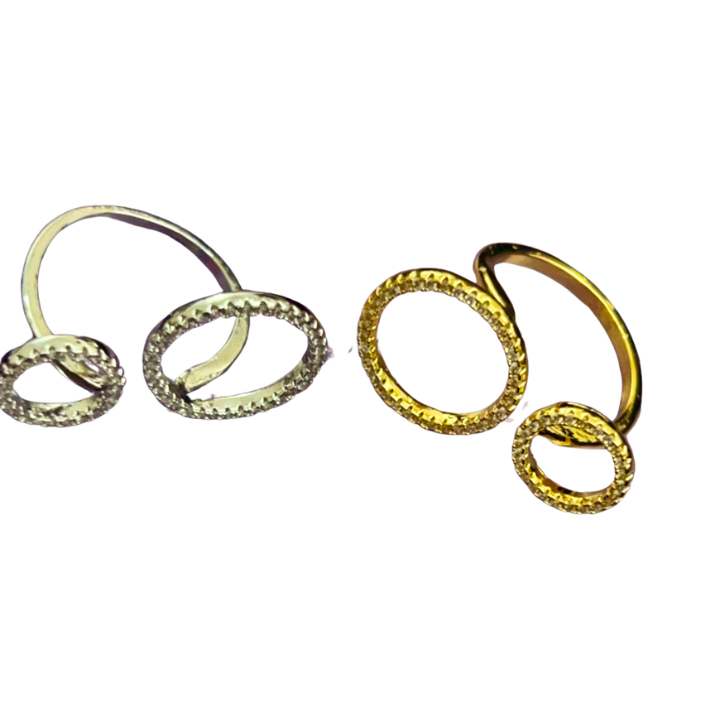 Iconic Pearl Ring Classic Pearl Statement Ring (Gold & Silver Tone)